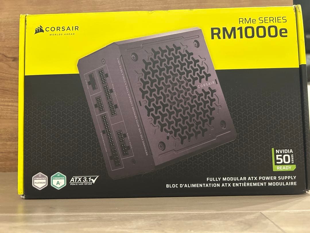 Corsair RM1000e 2025電源ユニット 1000W