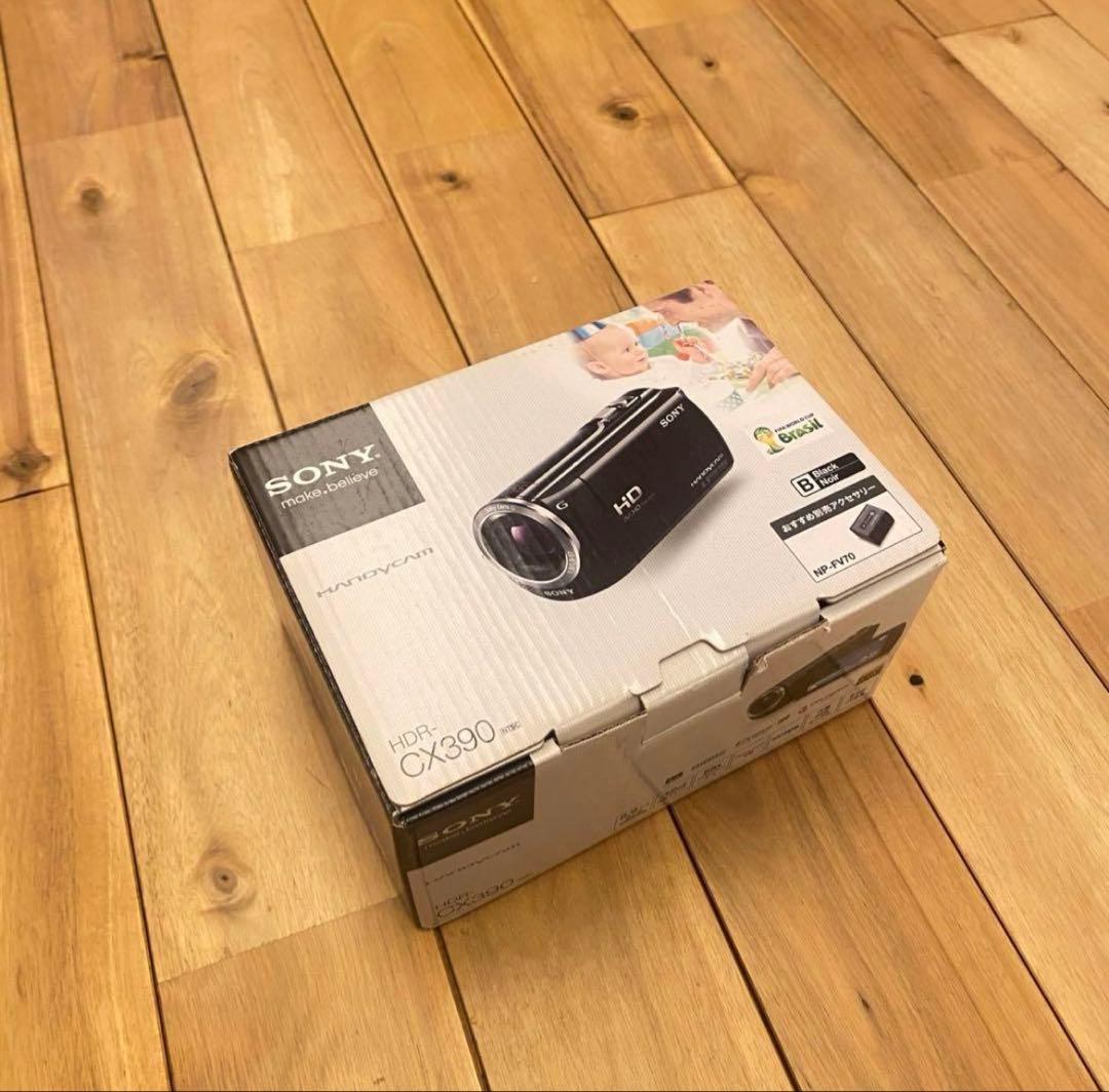 Sony HDR-CX390 ビデオカメラ 充電器・USBケーブルバッテリー付属