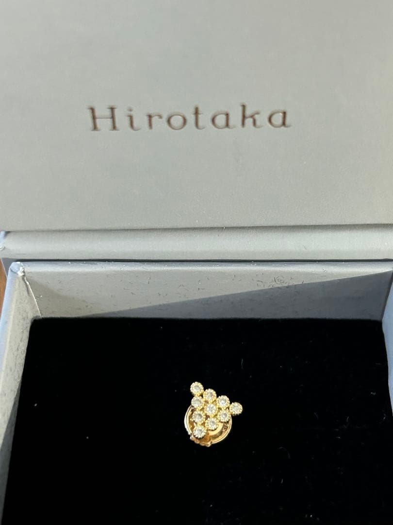 Hirotaka 18kダイヤモンドピアス L