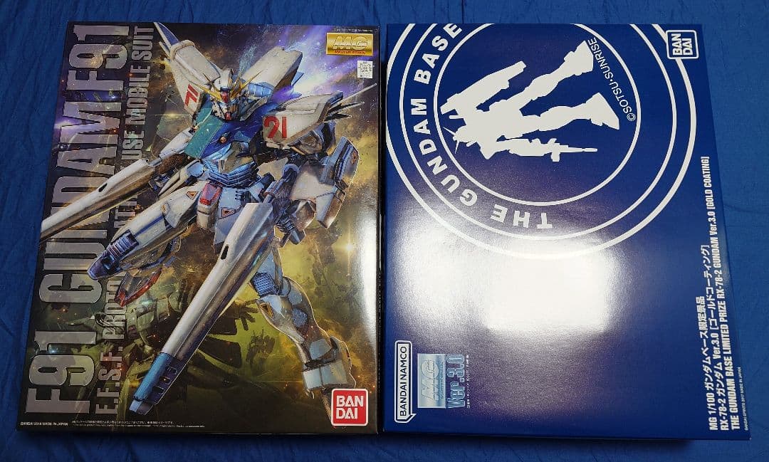 林*一様 ガンプラまとめ売り MG ２体セット F91 & RX-78-2 【ゴ