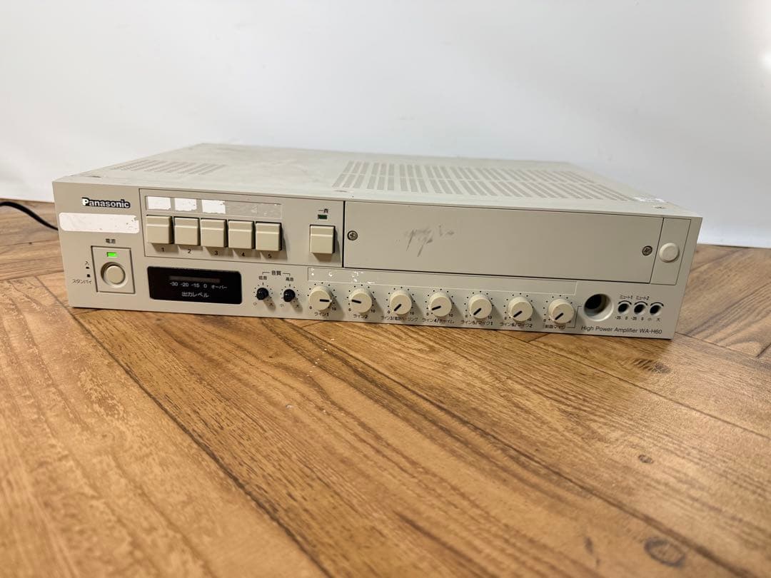 ◆音出しOK◆Panasonic◆ハイパワーアンプ◆WA-H60◆音響機材◆
