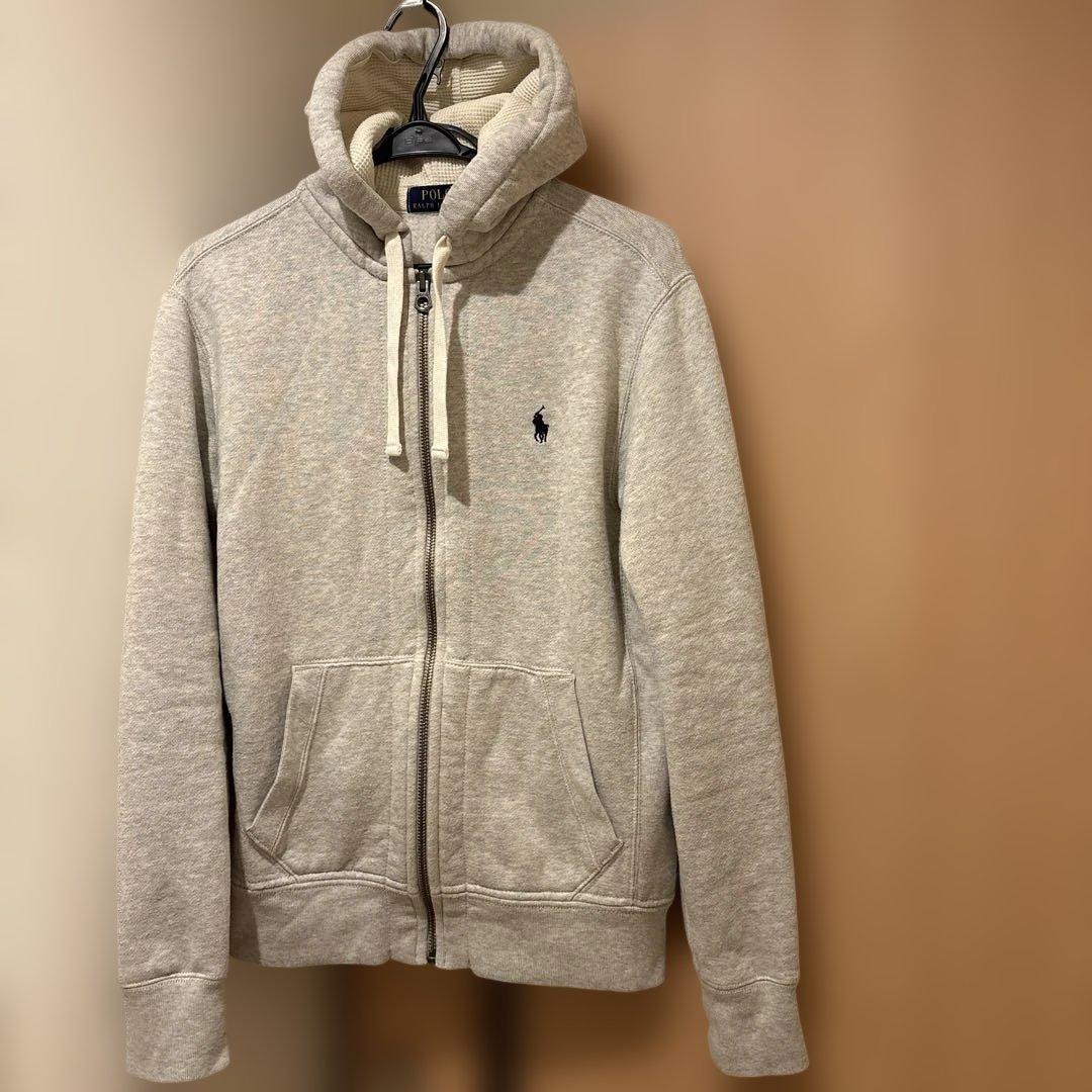 ラルフローレン グレー　スウェットパーカー