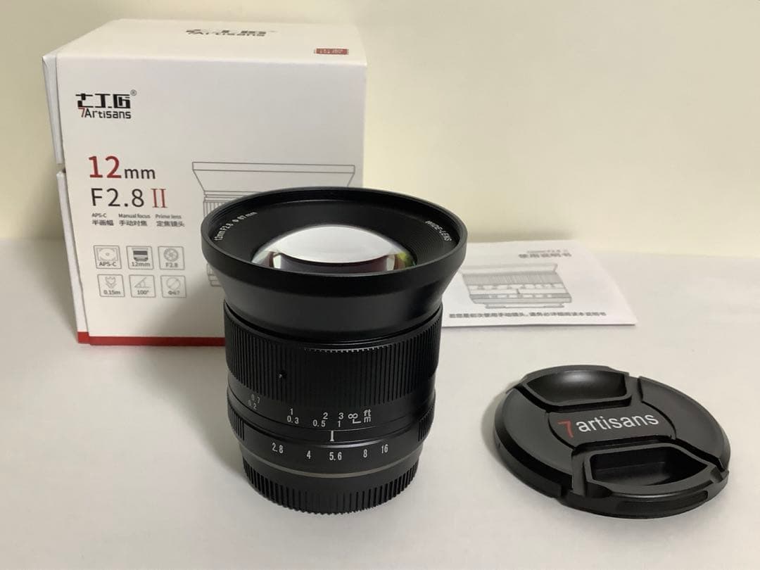 7Artisans 12mm F2.8 II Xマウント