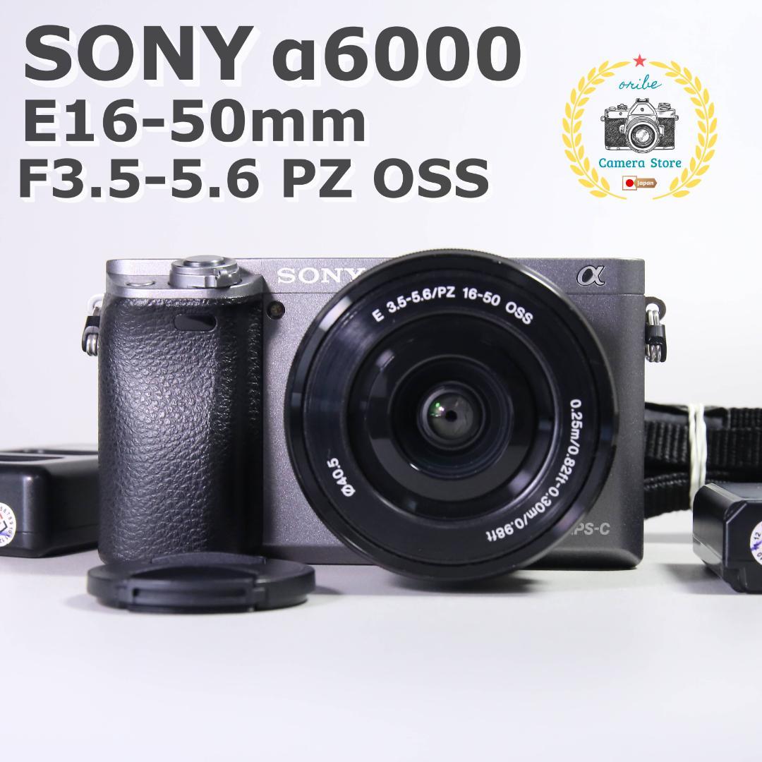 ☆希少カラー☆美品 SONY a6000 E 16-50mm　＃392