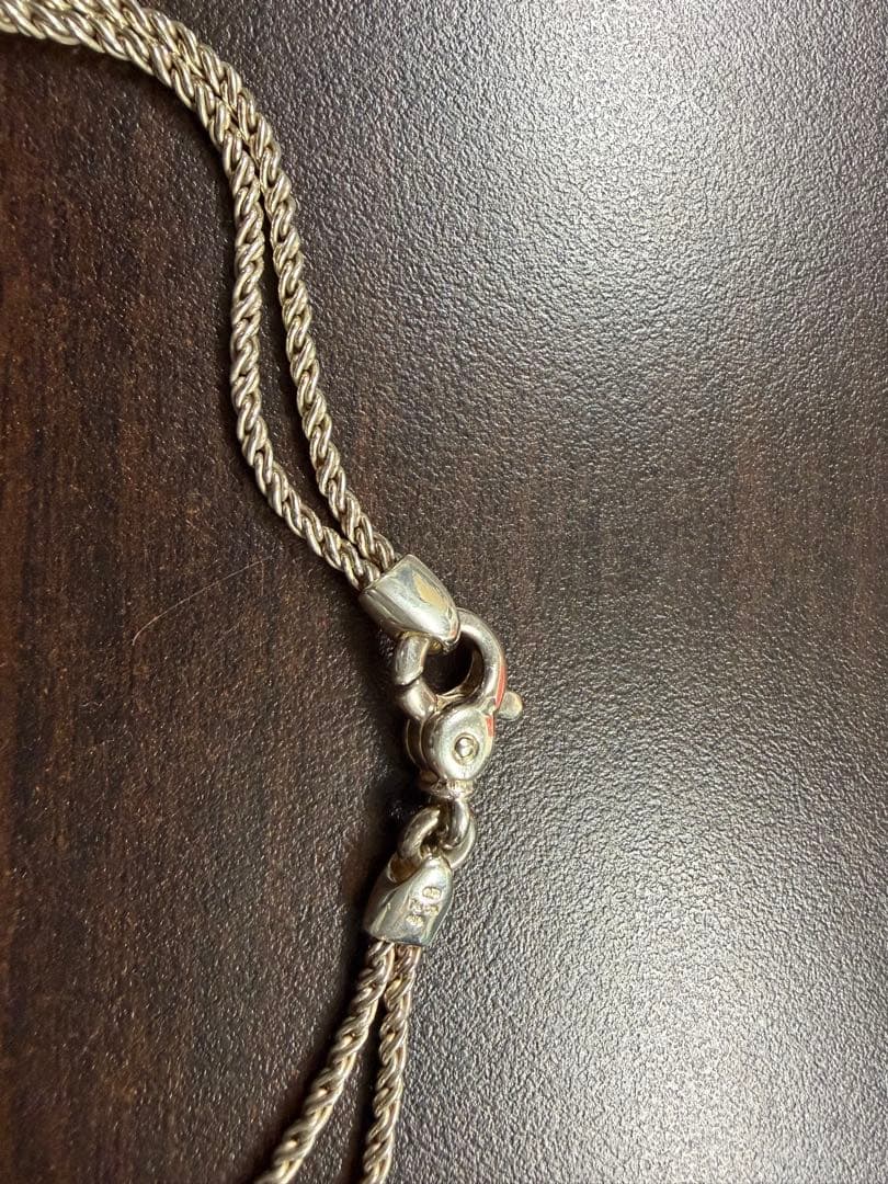 old Tiffany ダブルロープネックレス