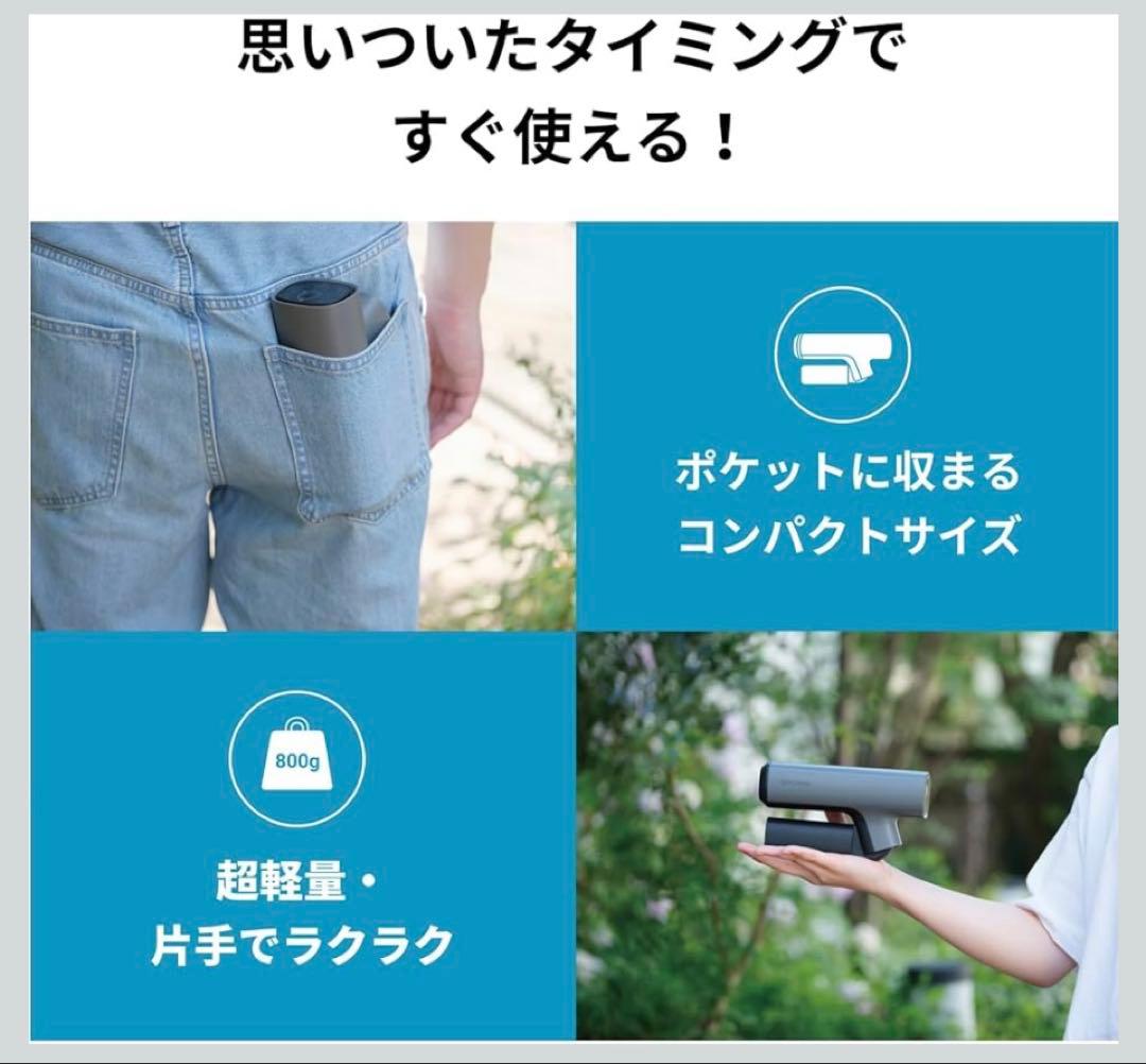 ポケット型高圧洗浄機 SWU-201 (BK) 本体