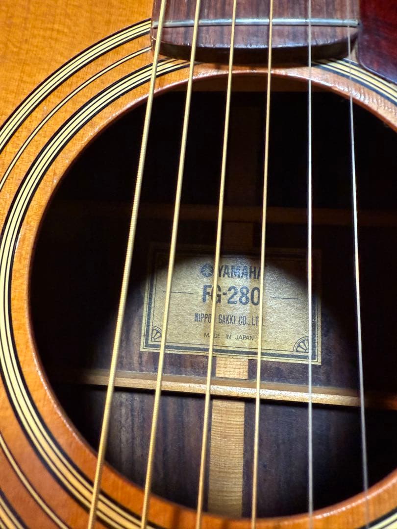 YAMAHA FG 280 アコースティックギター グリーンラベル　ヴィンテージ