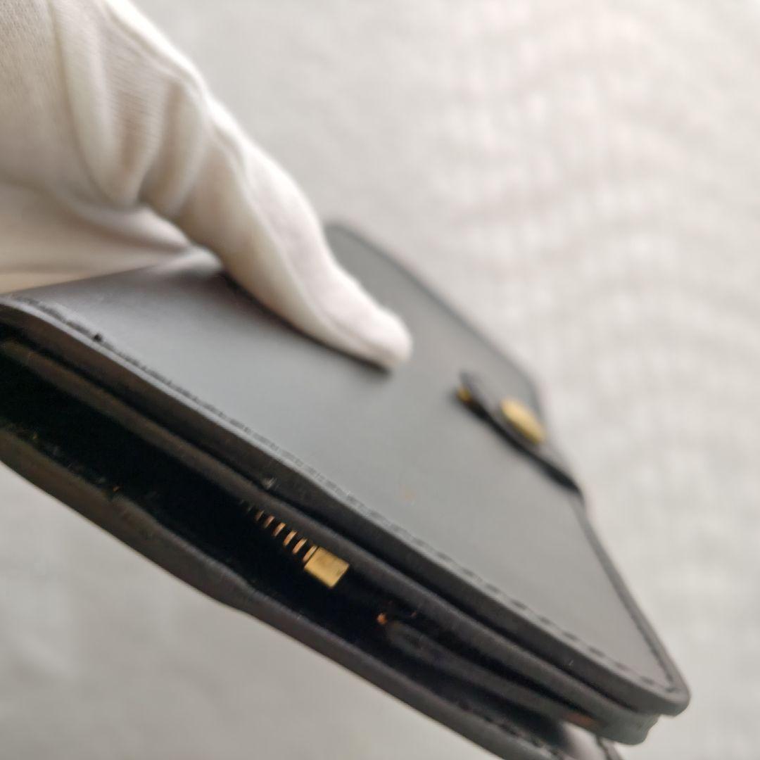 美品　GLEN グレンロイヤル　ラウンドロングパース　ブラック