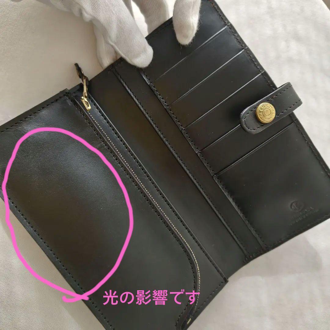 美品　GLEN グレンロイヤル　ラウンドロングパース　ブラック