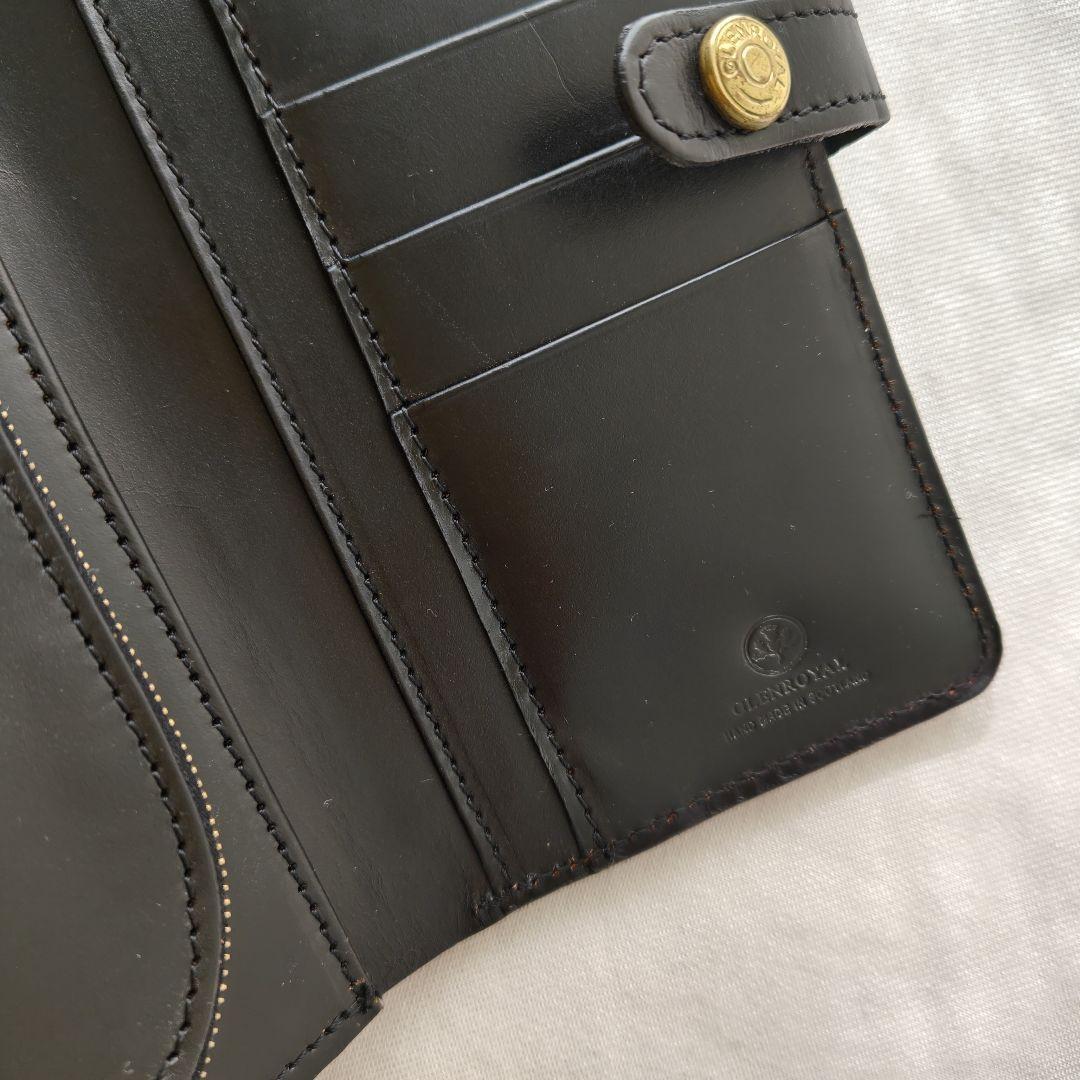 美品　GLEN グレンロイヤル　ラウンドロングパース　ブラック