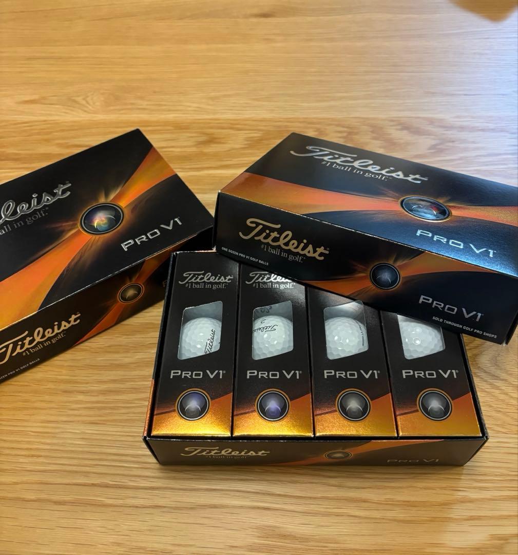 タイトリスト　ゴルフボール PROV1 2ダース (12個入り×2)