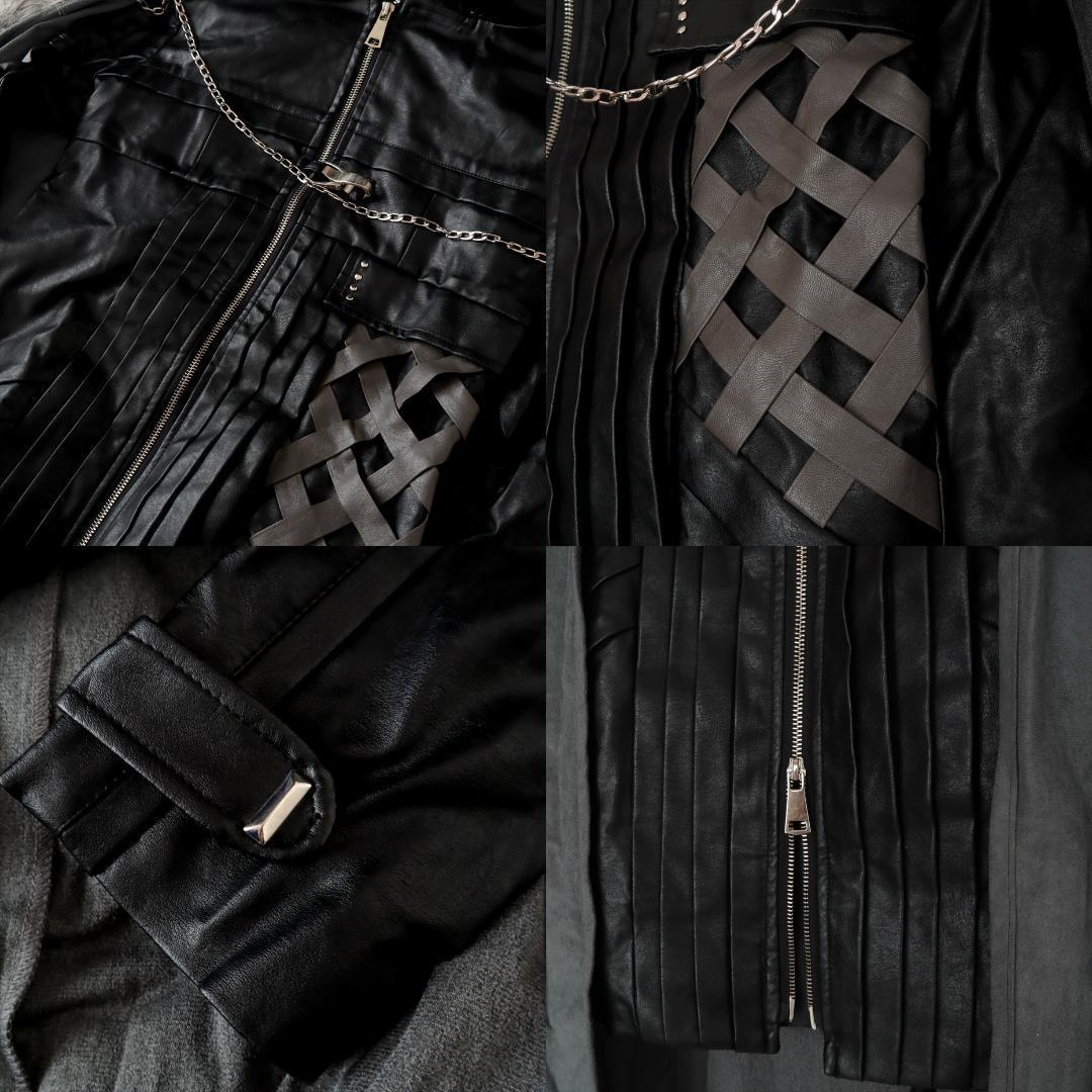 【難あり】　アークナイツ　シルバーアッシュ　衣装＋鳥（テンジン）＋ウィッグ　Ｍ