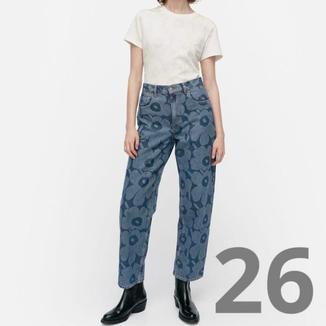 SALE マリメッコ マリデニム marimekko ウニッコ ジーンズ 26