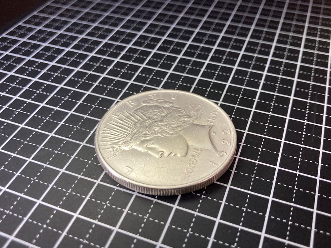 【アメリカ】ピースダラー1ドル銀貨(1922年)