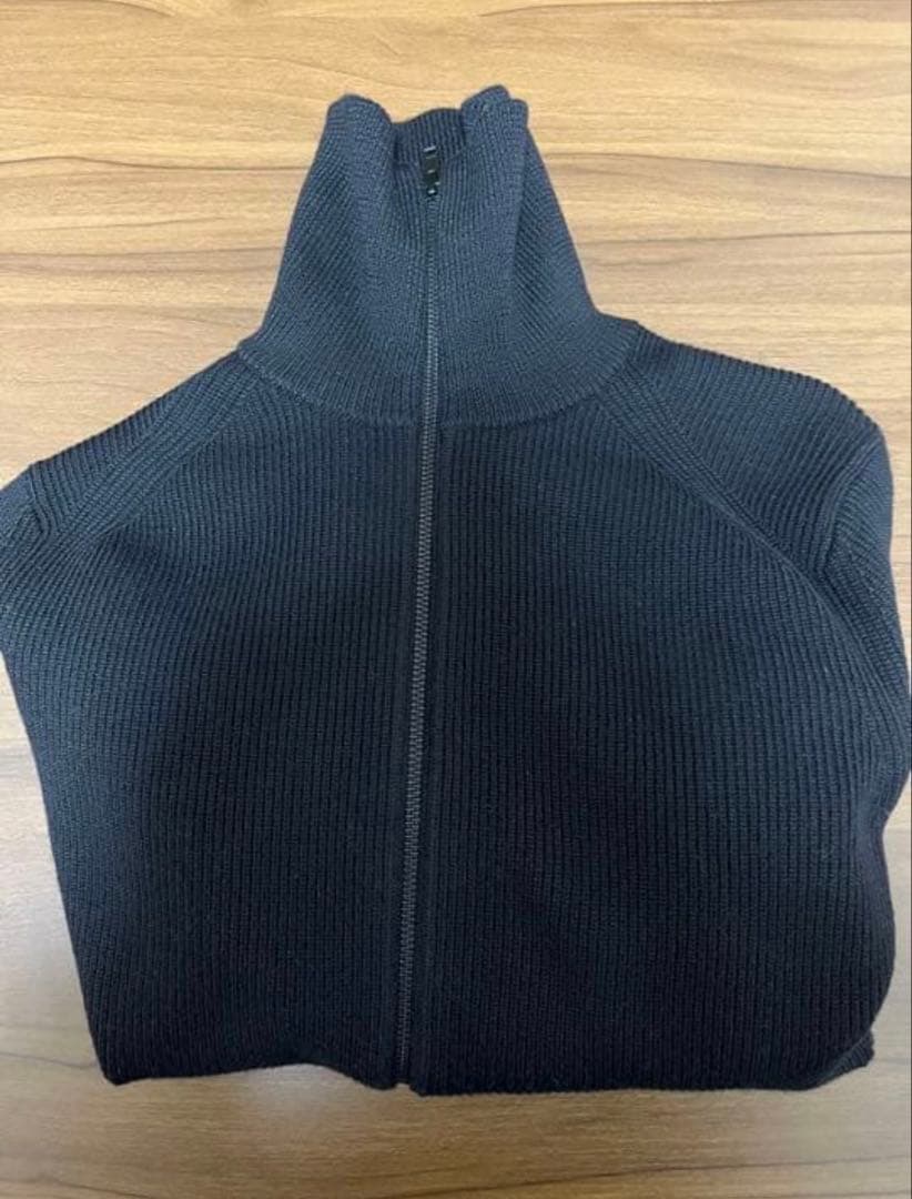 theory ジップアップニット　ドライバーズニット　Sサイズ