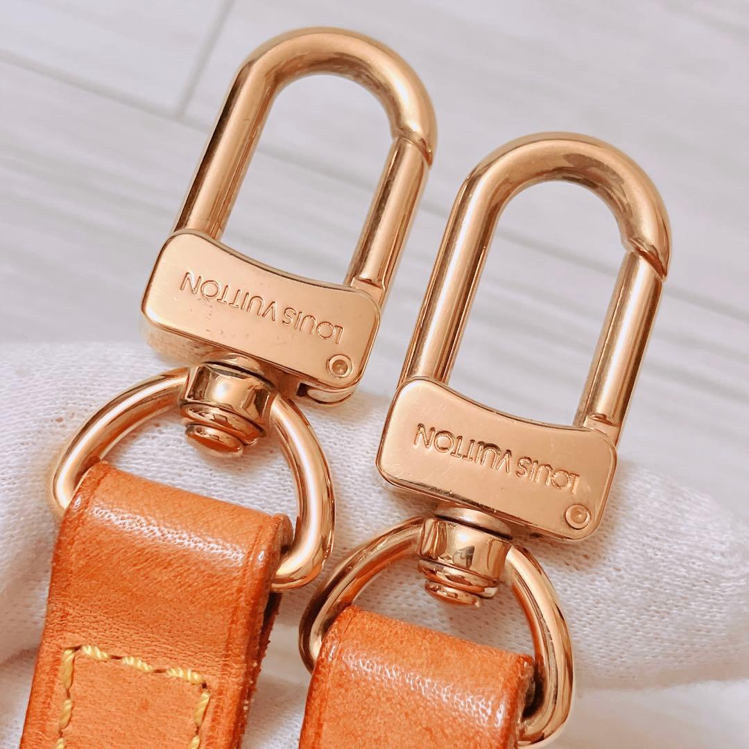 ヴィトン Vuitton レザー ヌメ革 ショルダーストラップ ベルトON473