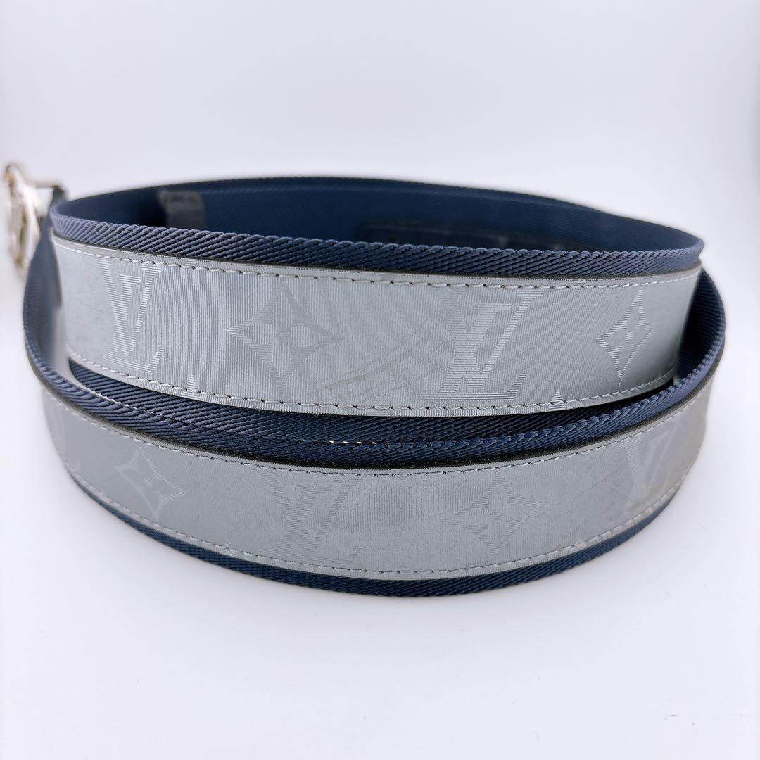 【美品】ルイヴィトン ベルト サンチュール LV サークル 40MM M0129