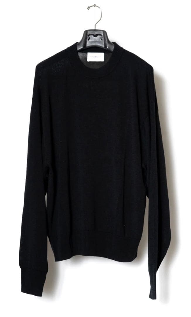 CREW-NECK SWEATER / BLACK サイズ5