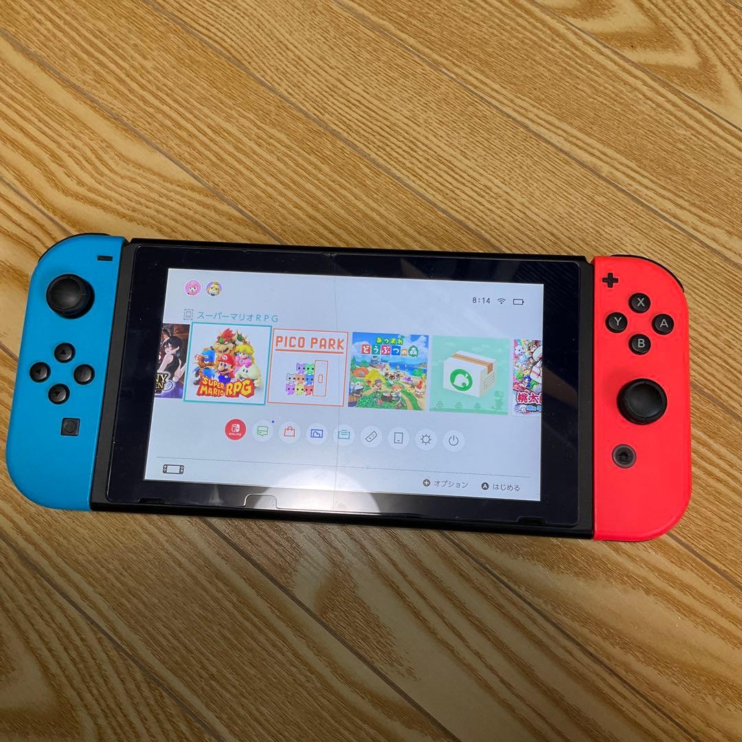 Nintendo Switch ネオンブルー/ネオンレッド【ジャンク品】