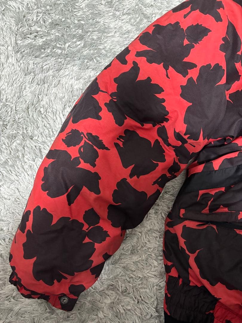 Moncler ダウンジャケット 古着 オレンジ/ブラック サイズ1