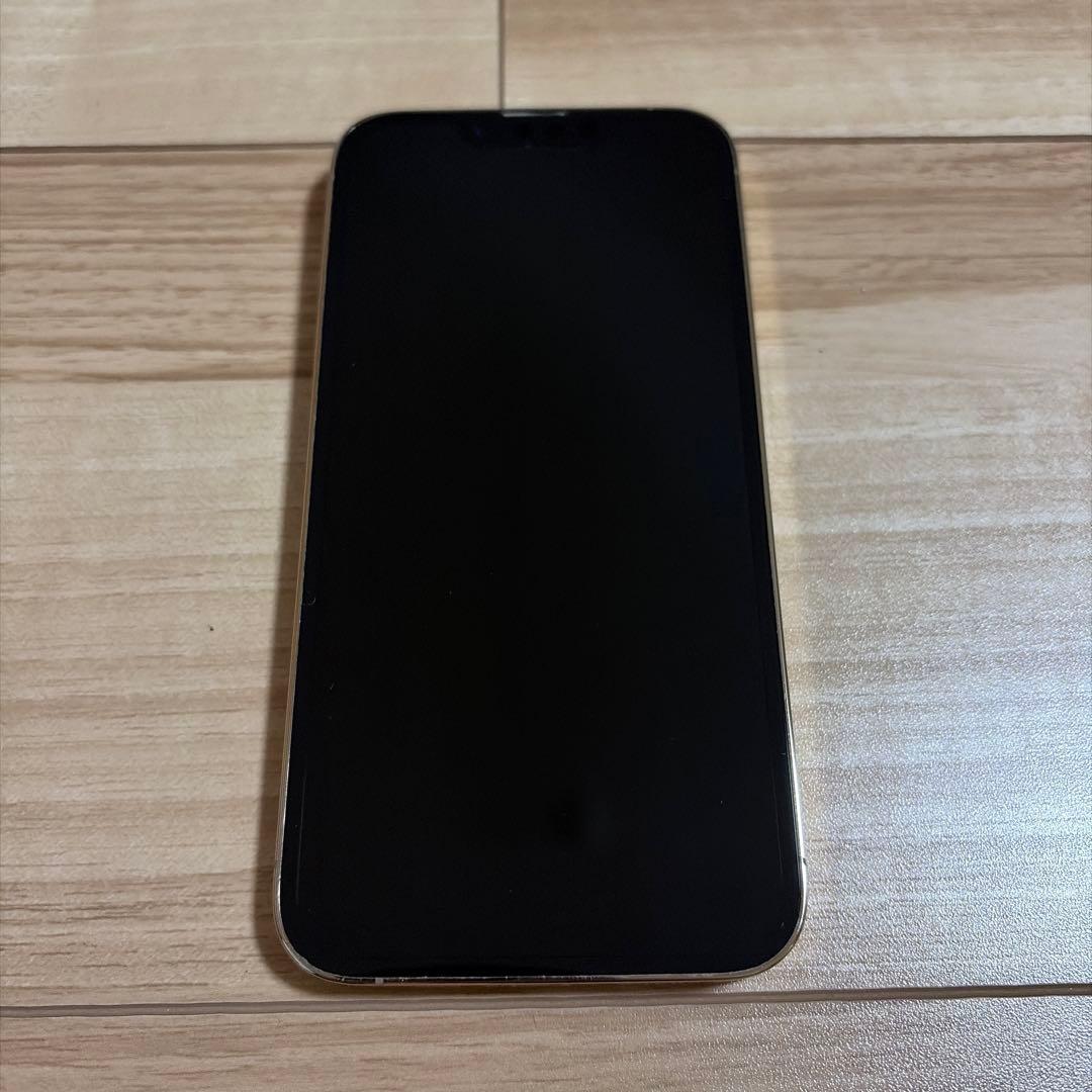 美品 バッテリー新品 iPhone13 Pro 256GB ゴールド