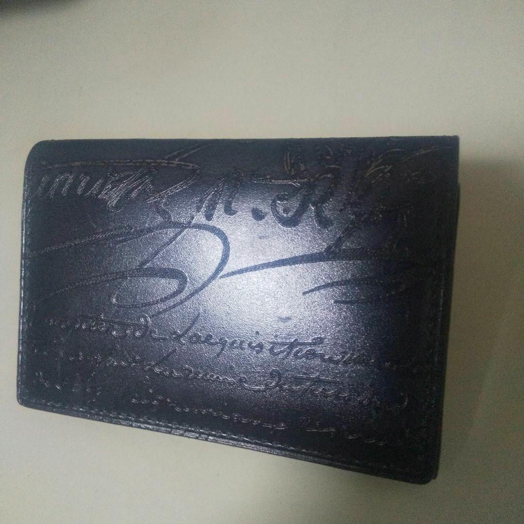 ベルルッティBERLUTI 名刺入れ インブイア スクリットレザーカードホルダー