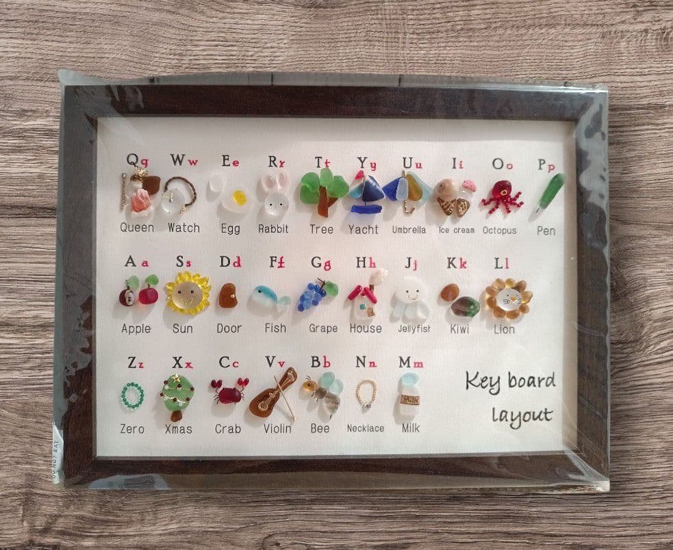 シーグラスアート　モリゾウ様　３点