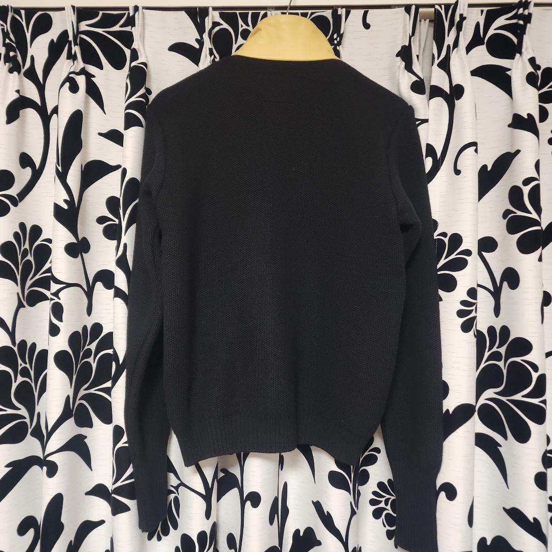 L&KONDO ルコンド　ドライバーズニット　ブラック　馬革　L