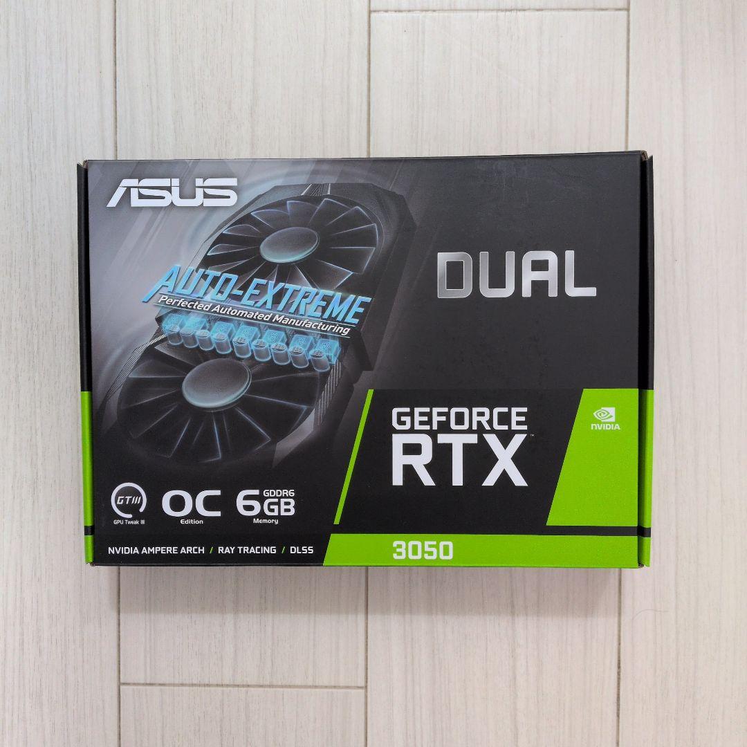 グラフィックボード・グラボ・ビデオカード ASUS DUAL-RTX3050-O6G