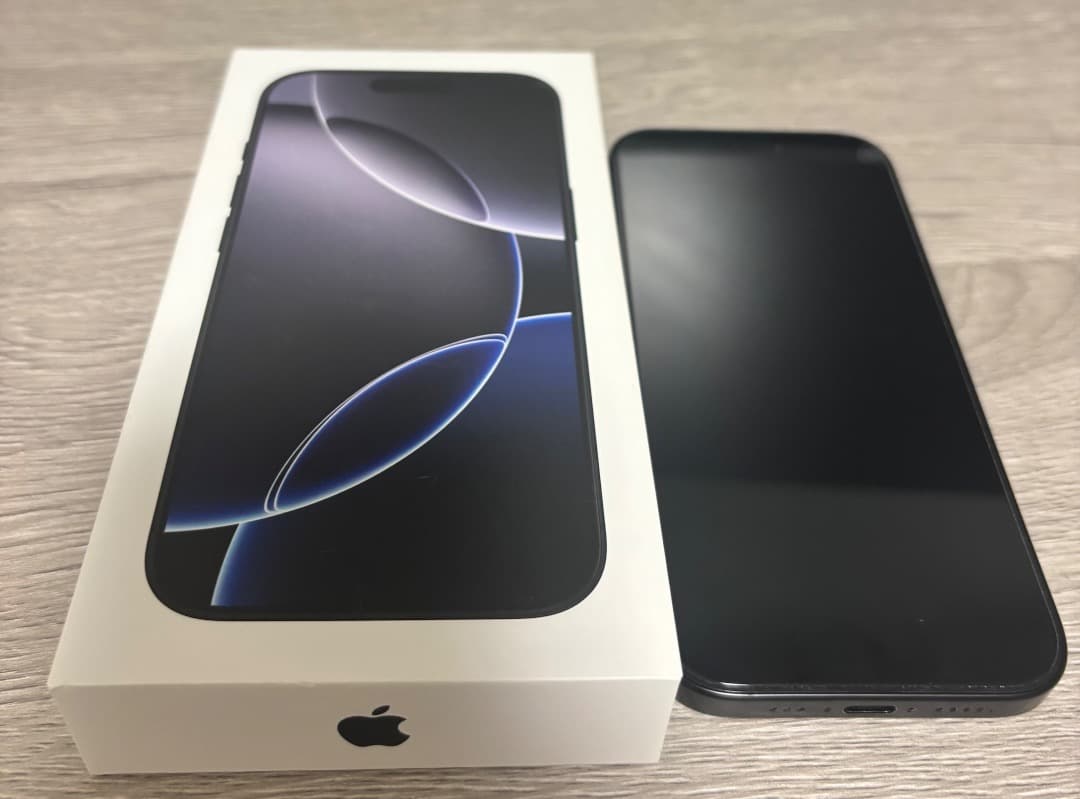 海外版 超美品シャッター音なしiPhone 16 Pro 256GB ブラック