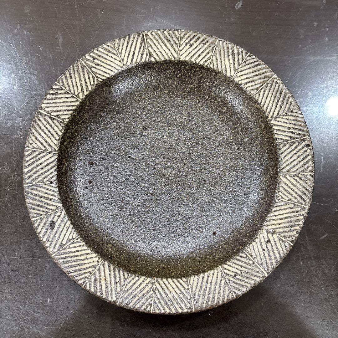 ❤️ウインターセール❤️新品　池田大介　◎リムヘリンボーン　7寸皿