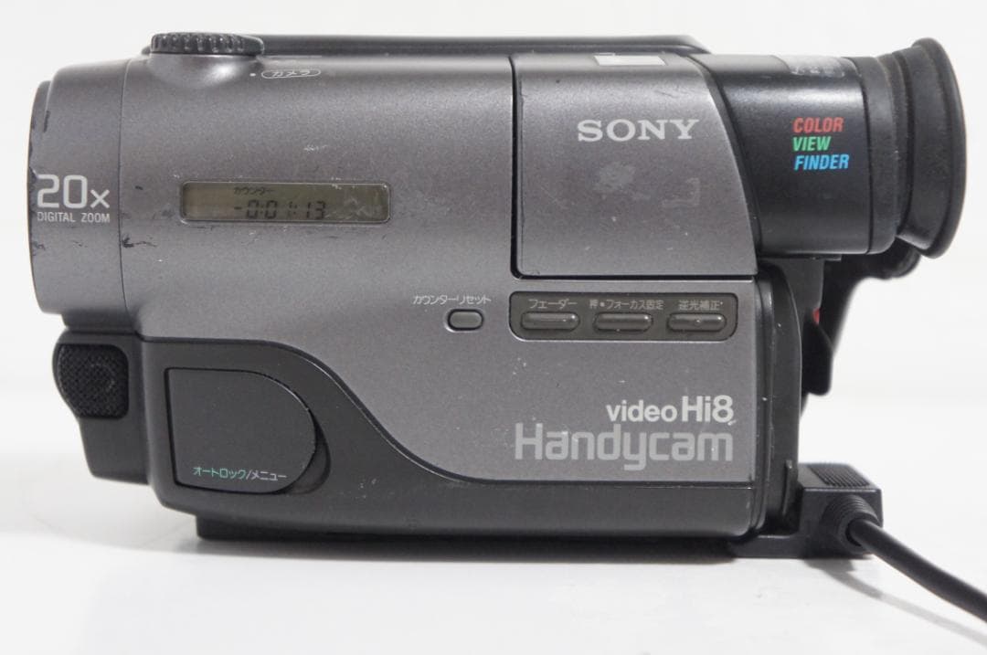 【動作品】SONY CCD TR11 Hi8ビデオカメラ 8mm 603
