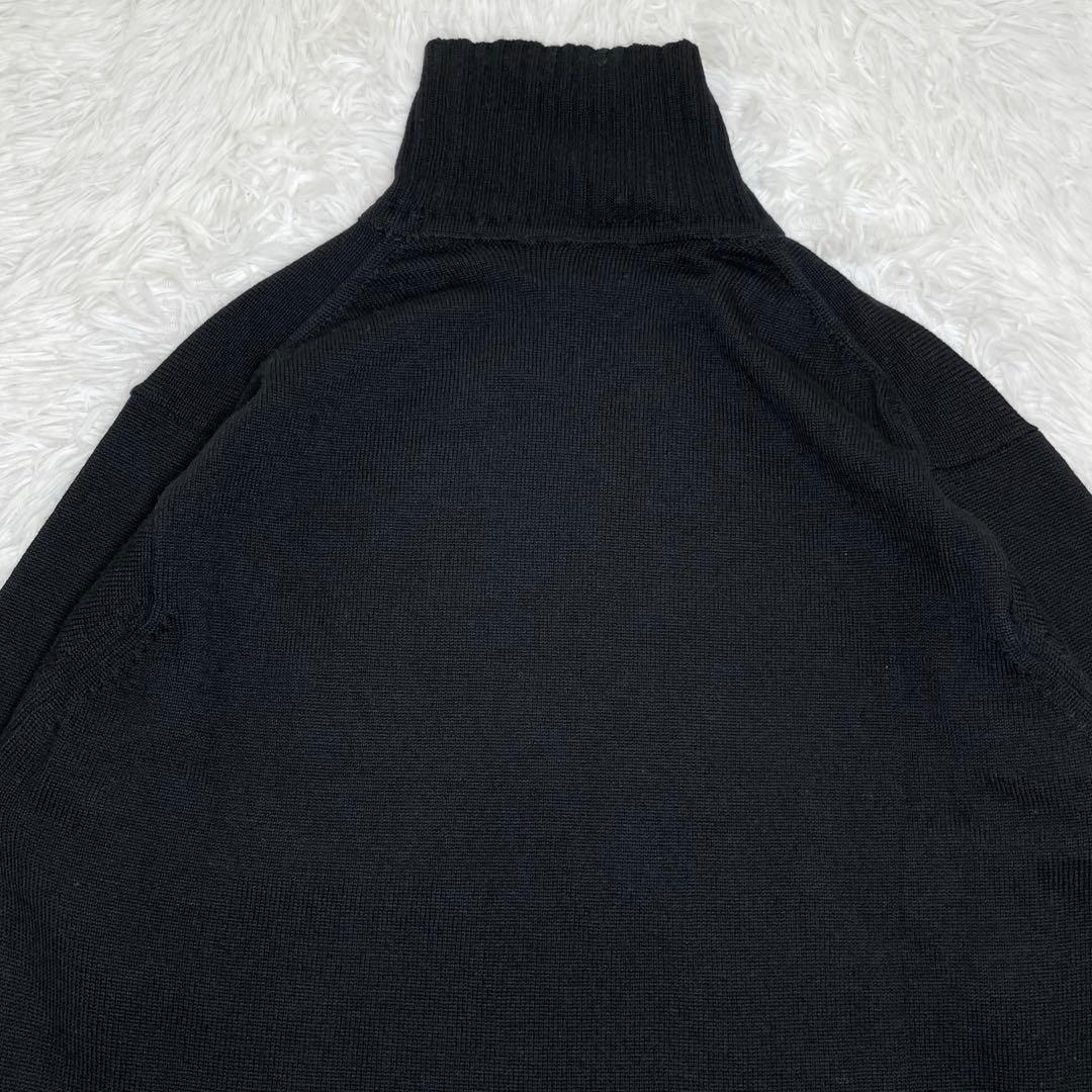 【美品】ジョンスメドレー　タートルネックニット・セーター・ウール・MED・M