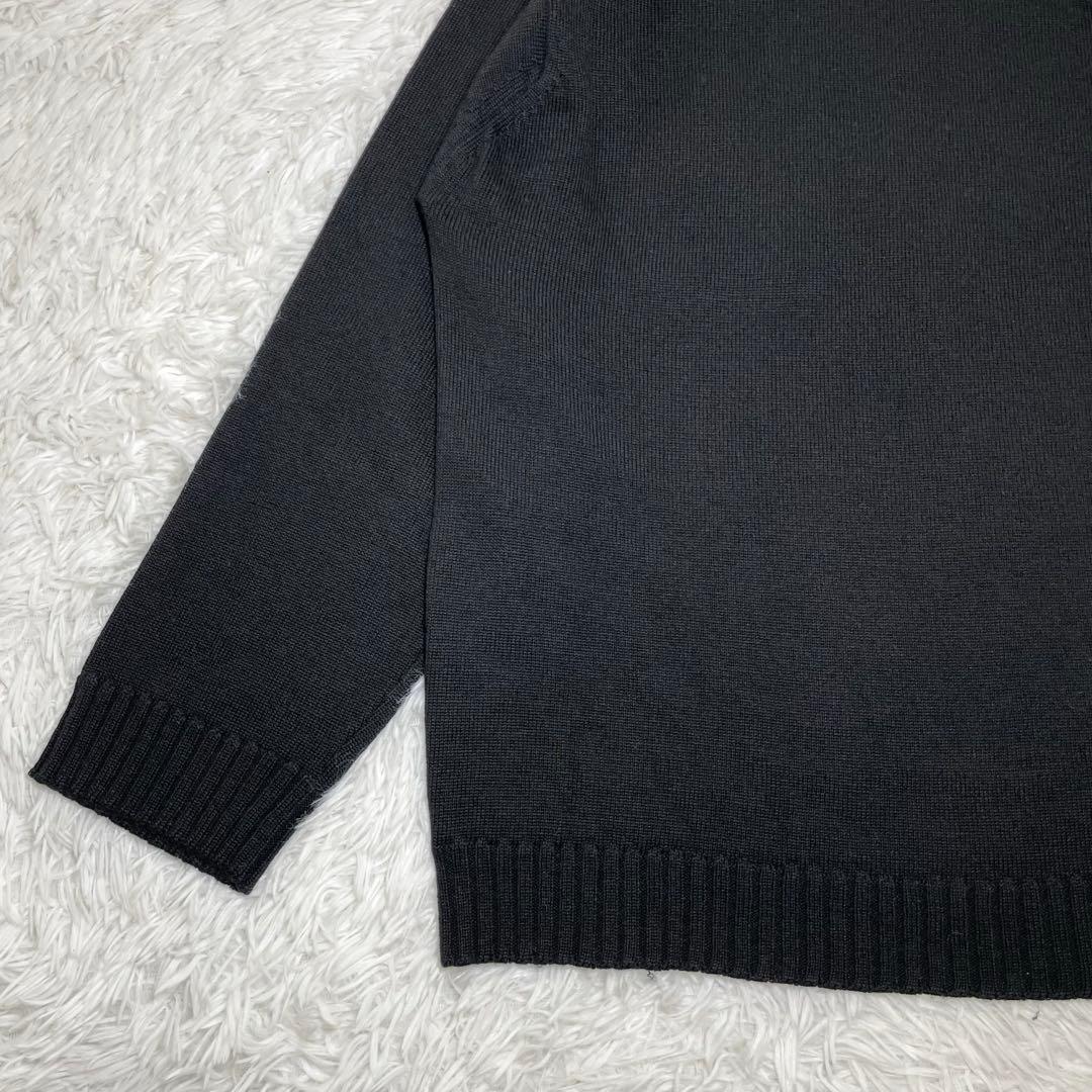 【美品】ジョンスメドレー　タートルネックニット・セーター・ウール・MED・M