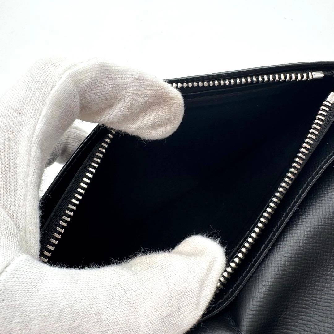 【新型・極上美品】ルイヴィトン　ブラザ　タイガ　カード16枚　長財布　黒　メンズ