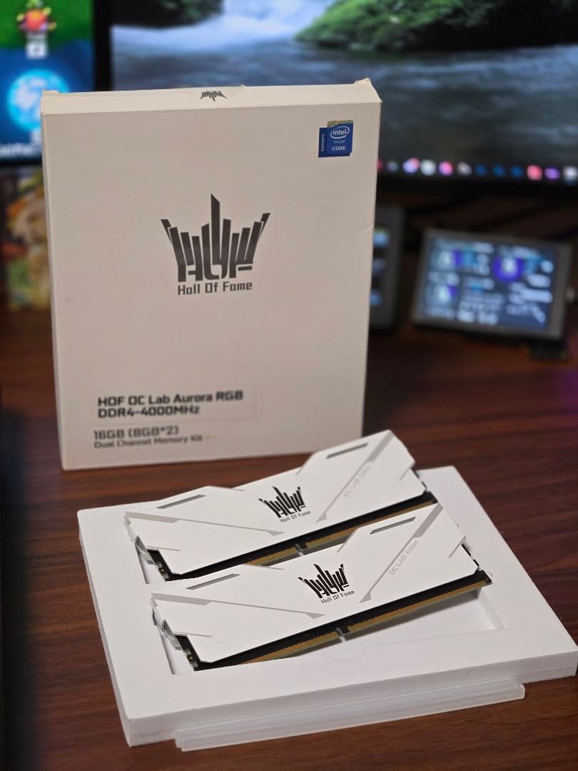 メモリー HOF OC Lab Aurora RGB DDR4 4000MHz 16GB