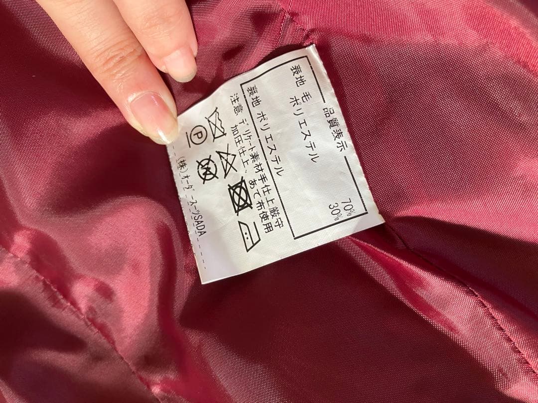 オーダースーツ SADA ダークブラウンストライプ