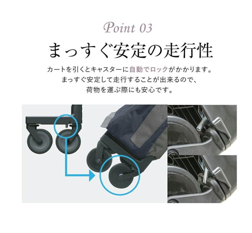 【新品未使用品】GRANMARIE ショッピングカート GM-124 ドット柄