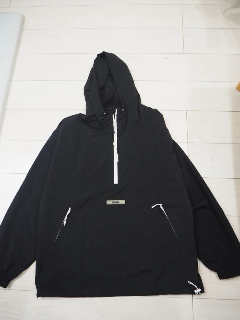 ジャケット・アウター PVOT ANORAK PREMIUM NYLON JACKET (BLACK)