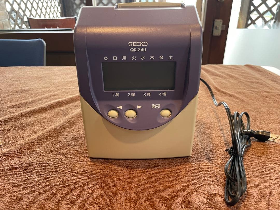 SEIKO QR-340 タイムレコーダー