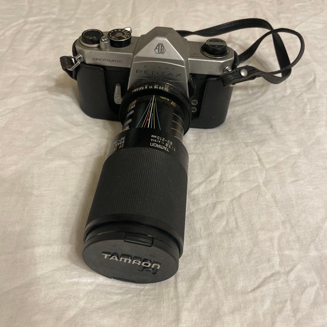PENTAX SPOTMATIC TAMRONレンズ付き
