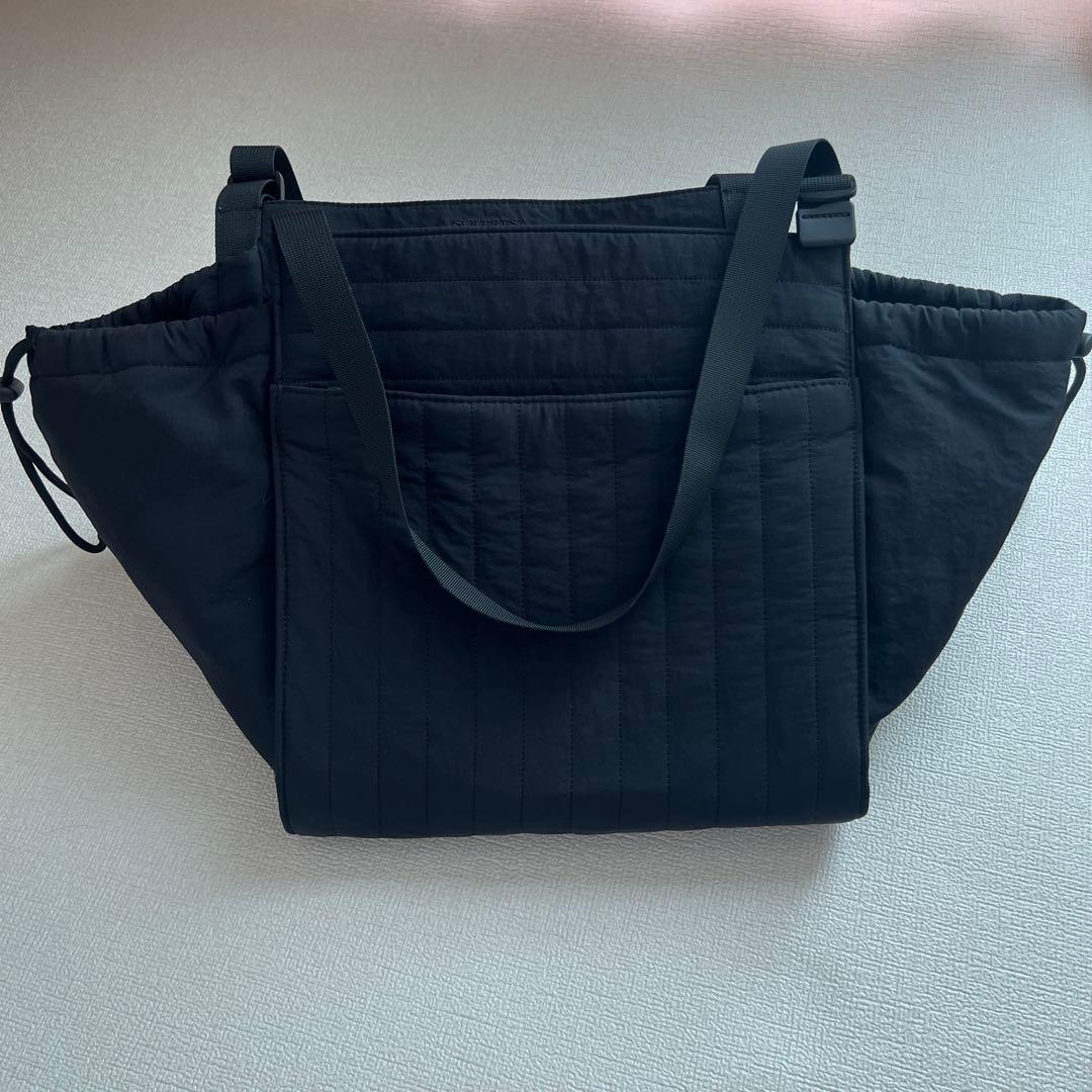 SOLPRESA キルティング マザーズバッグ Mサイズ　ブラック