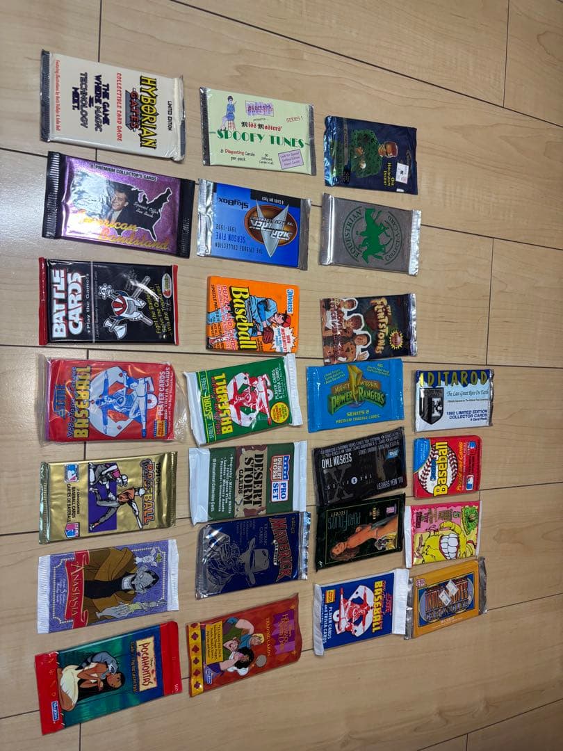 アメリカ ヴィンテージ トレーディングカード 未開封 パック まとめ売り