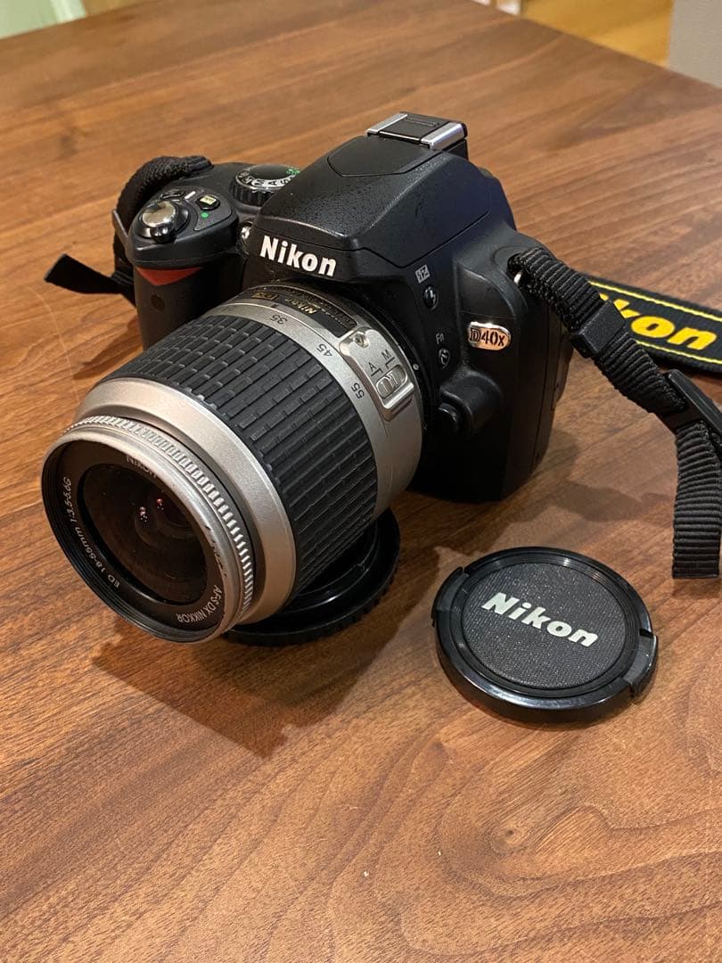 Nikon D40x CCDデジタル一眼 af-s 18-55 動作品レンズ付