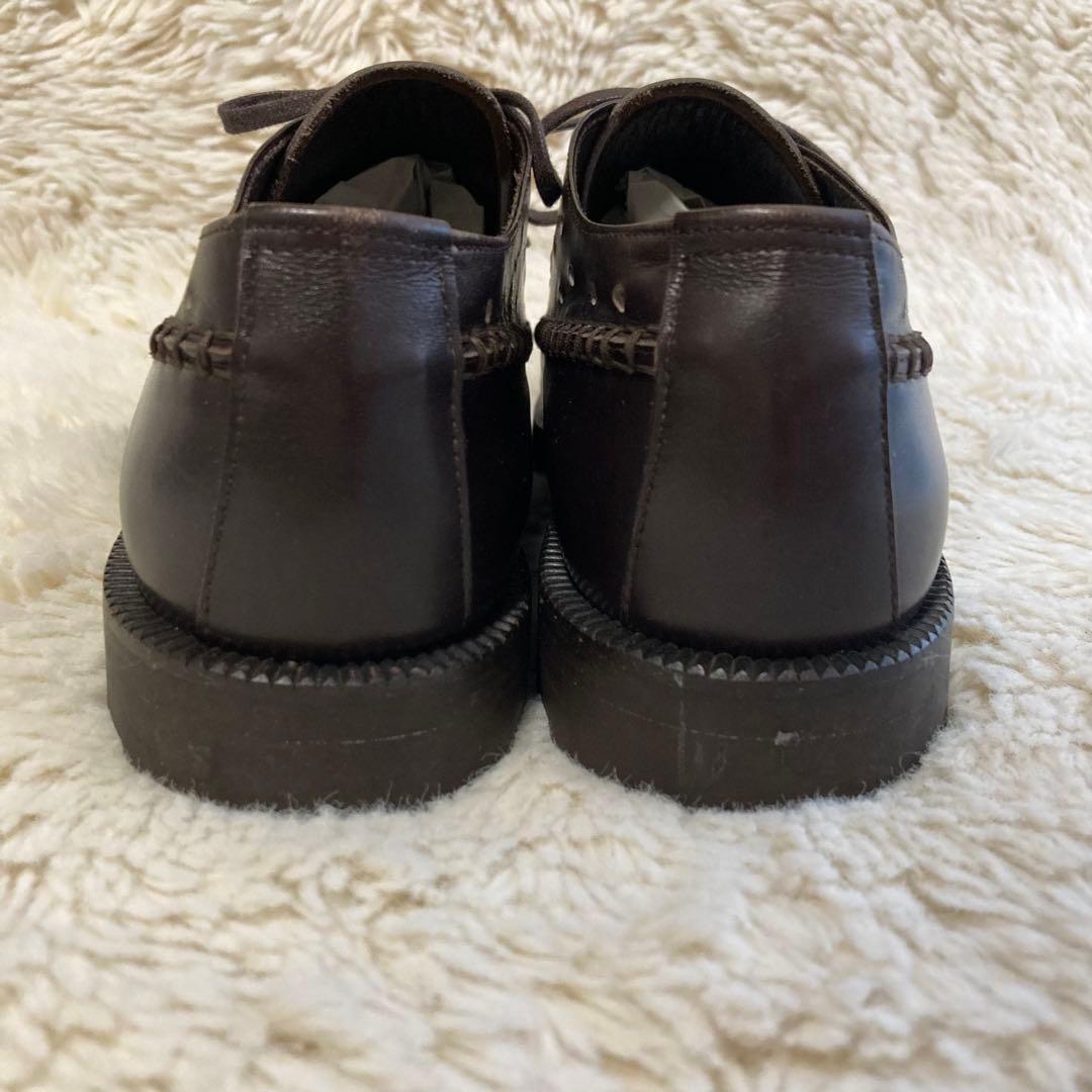 イッセイミヤケ ACCESSORY ドレスシューズ パンチング ダークブラウン