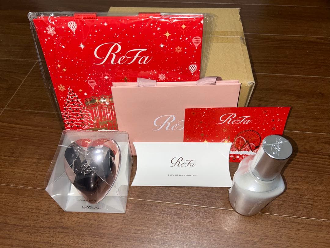 ReFa ハートブラシ・コームアイラ・ヘアーミストベース・ショッパー2種・カード