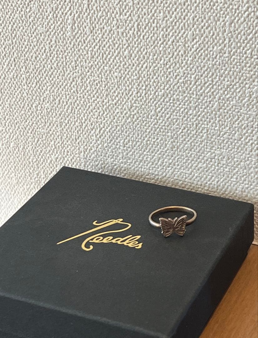 Needles ゴールドリング 箱付き17号