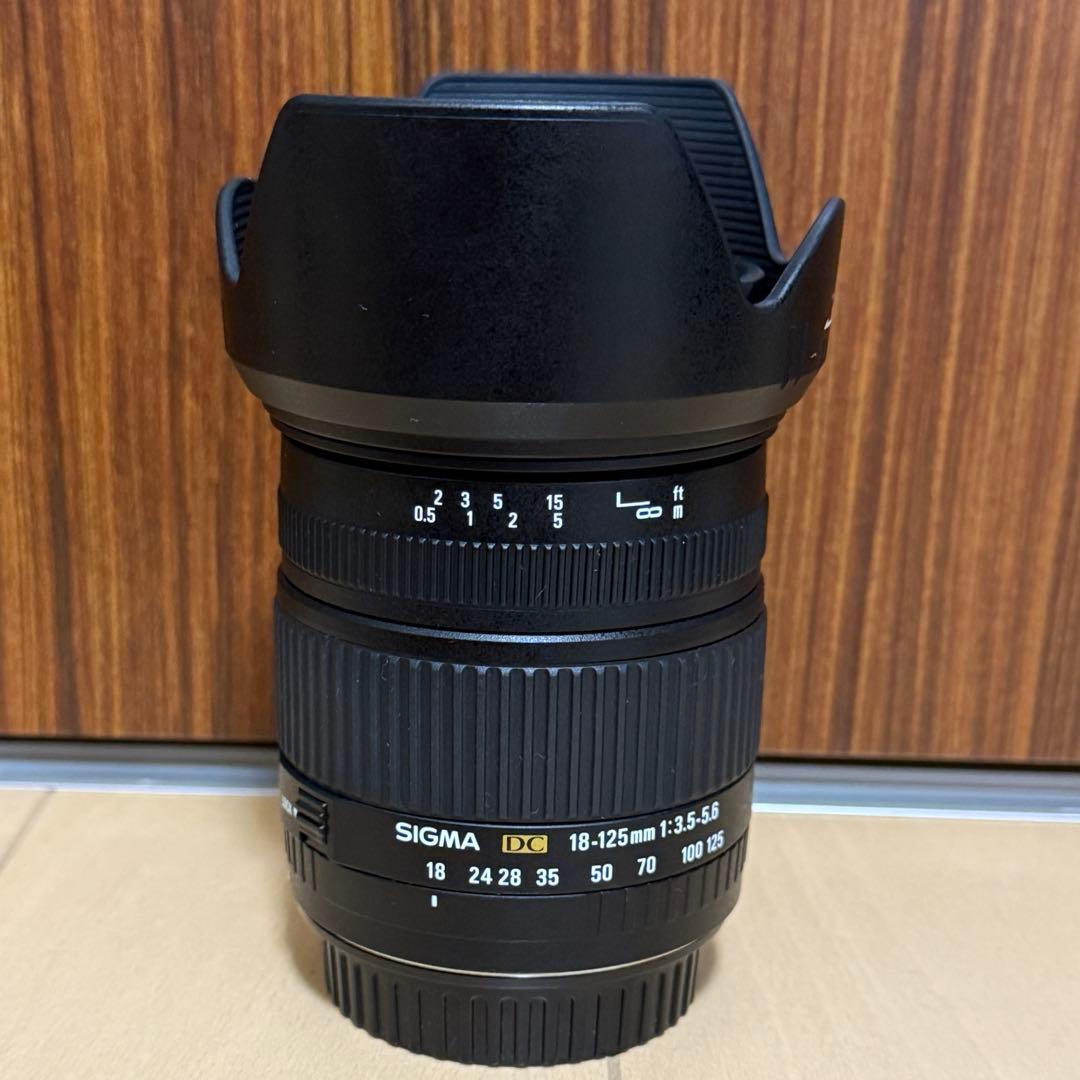 レンズ(ズーム) SIGMA 18-125mm canon APS-C