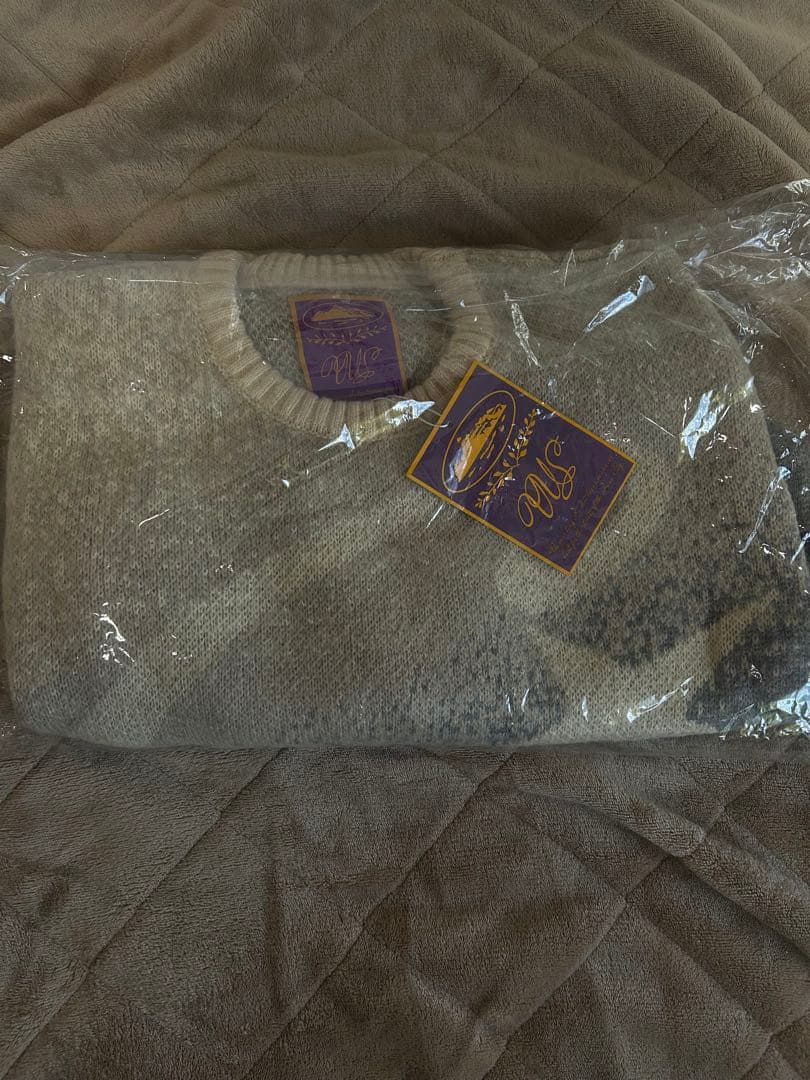 corteiz セーター L モヘア グレー