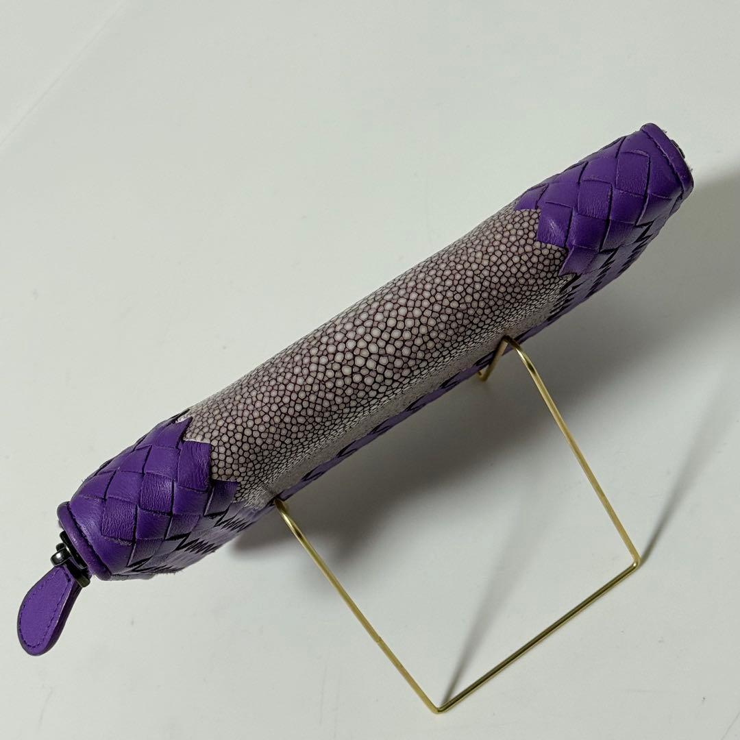 ⭐️新品未使用⭐️　ボッテガヴェネタ　イントレチャート　スティングレイ　長財布